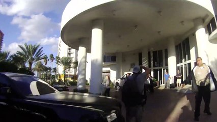 Kim Kardashian Leaves Miami Hotel Looking Jet-Lagged After Bahrain Trip  [2012]