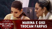 Marina e Gigi trocam farpas durante prova