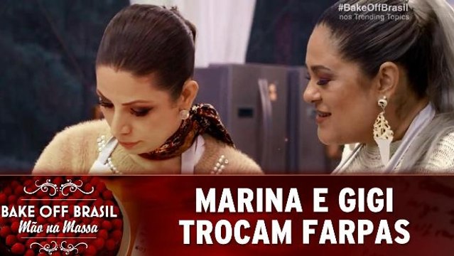 Marina e Gigi trocam farpas durante prova