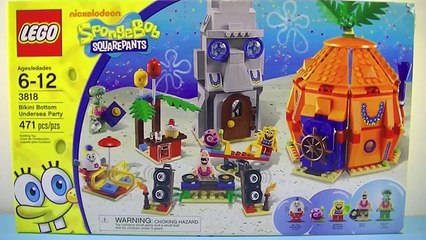 LEGO SpongeBob Bikini Bottom Undersea Party Speed Build/Time Lapse - Set 3818