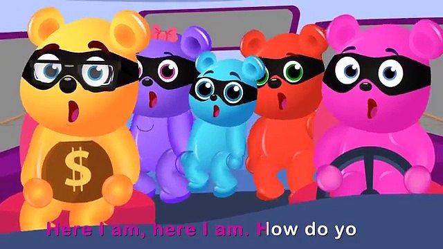 Mega Gummy Bear Cockroach Attack! Finger Family Nursery Rhymes for Kids