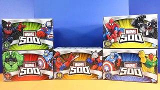 Marvel 500 Series 1 Surprise Blind Bags Box Opening Possible Hulk