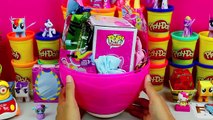 Giant Pinkie Pie Surprise Egg Opening Play Doh My Little Pony Toys Kinder Huevo Sorpresa Plastilina