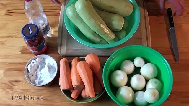 Икра кабачковая из детства (консервация)