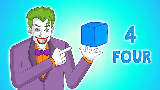 LEARN NUMBERS & COLORS: SPIDERMAN FROZEN ELSA JOKER HULK BATMAN BAD BABY CARTOONS