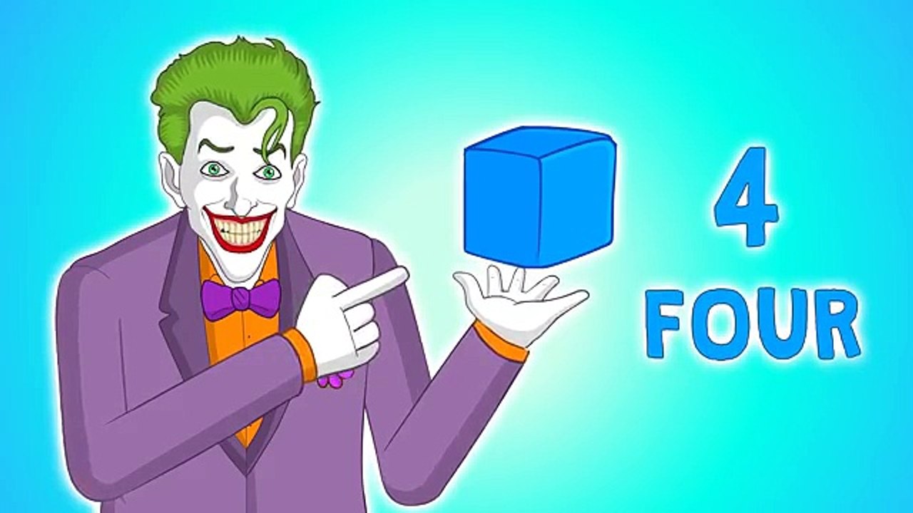 LEARN NUMBERS & COLORS: SPIDERMAN FROZEN ELSA JOKER HULK BATMAN BAD BABY CARTOONS