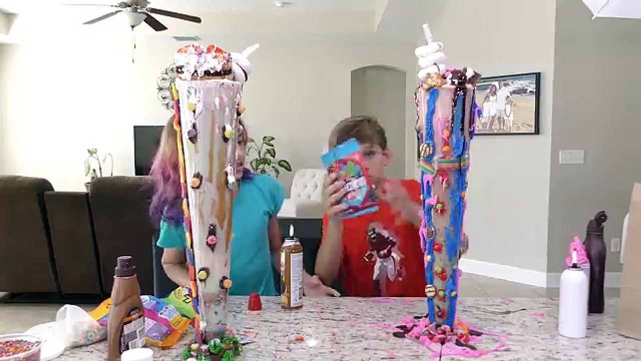 GIANT FREAKSHAKE CHALLENGE | We Are The Davises
