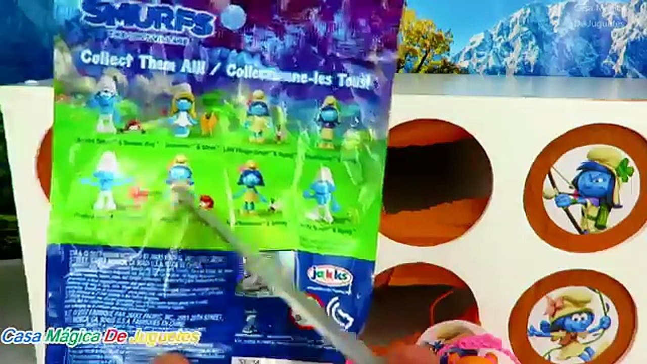 Juego de Ruleta Sorpresa de Los Pitufos en La Aldea Perdida o La Aldea Escondida Smurfs en Español
