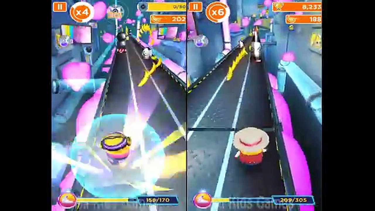 Despicable Me 2 - Minion Rush : Stereo Minion With Upgraded Costume Vs Baker Minion !