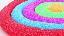 DIY Kinetic Sand Mini Candy Sticks VS Kinetic Foam Popsicles Paw Patrol Trolls Learn Colors