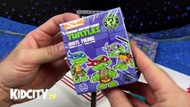 Justice League Toys vs Ninja Turtles Toys SHAKE RUMBLE Fight & Toy Opening by KidCity