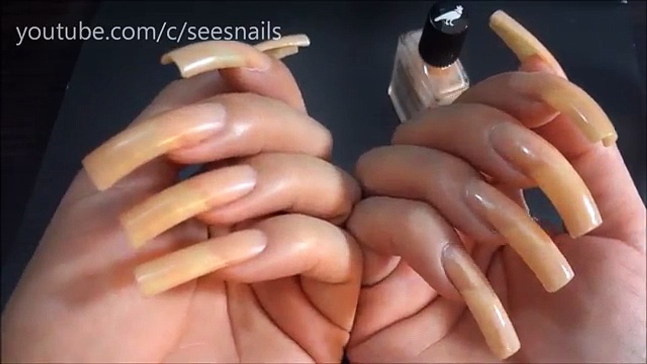 Polishing My Long Natural Nails, Heart of Africa by China Glaze