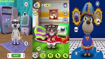 My Talking Tom VS MY TALKING DOG VS Talking Dog Max Gameplay Great Makeover for Children HD