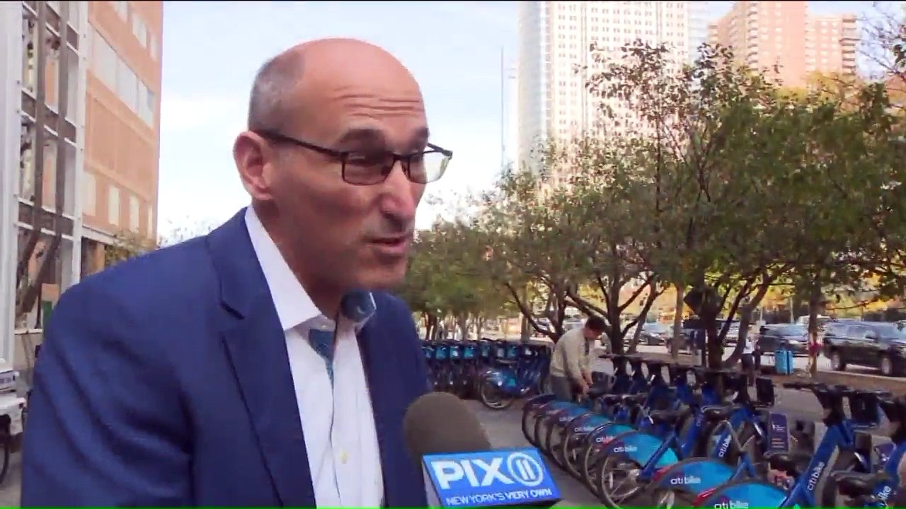 New York Cyclists React to Safety Barriers Placed Along City Bike Paths Following Terror Attack