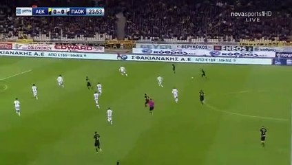 Livaja M. Goal HD - AEK Athens FC 1-0 PAOK 05.11.2017
