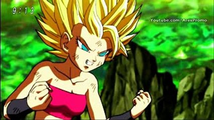 Fight Goku VS Caulifla - Dragon Ball Super Episode 113 HD