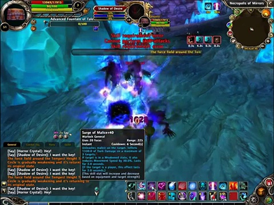 Runes of magic warlock lvl 50+ Killing in Necro