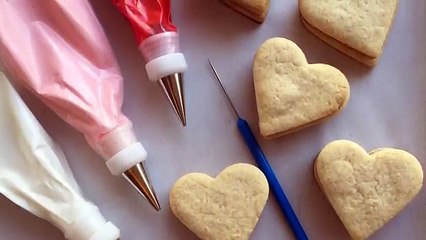 Cómo Decorar Galletas En Forma De Corazón Con Glasé Real
