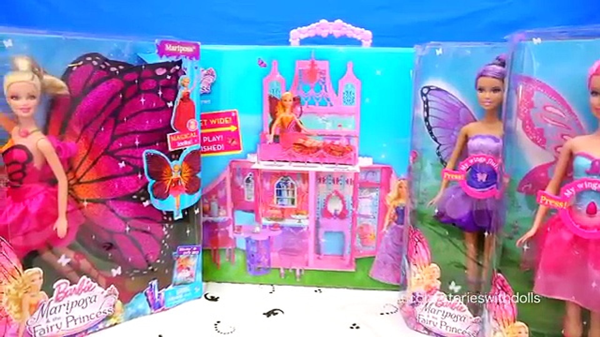 Barbie Mariposa and the Fairy Princess Toys and Dolls Unboxing, Review -  Stories With Toys & Dolls – Видео Dailymotion