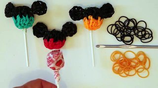Disneys Mickey Mouse Rainbow Loom Band Lollipop Charm - LOOMLESS