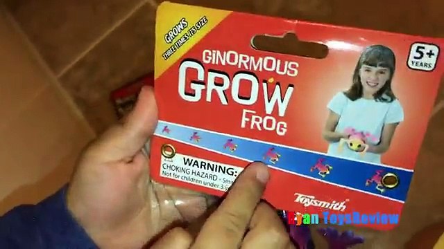 GIANT GROWING CROCODILE TOYS FOR KIDS in bathtub! Toys experiment grow Shark and Frog