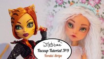 Faceup Tutorial №9 OOAK Toralei Stripe repaint custom doll