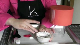 Karas Couture Cakes - How to Apply a Luster Finish to Cakes