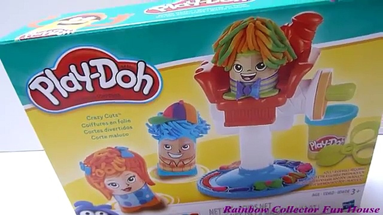 Play-Doh Crazy Cuts Hair Cut Salon Playset - Beautiful Play-Doh Hair Style | Rainbow Collector