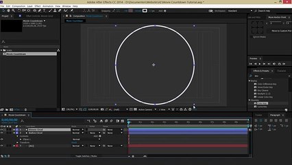 Movie Countdown - After Effects Tutorial (NL) (ENG CC)