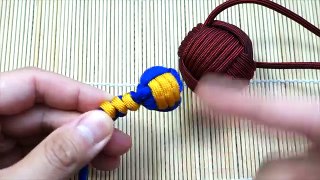 How to Tie a Large Monkeys Fist with DIY Jig (1.5, 7 Passes) Tutorial