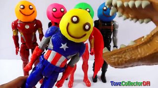 Playdough Superhero Learn Colors Smiley Faces Finger Family Nursey Rhymes & Surprise Eggs