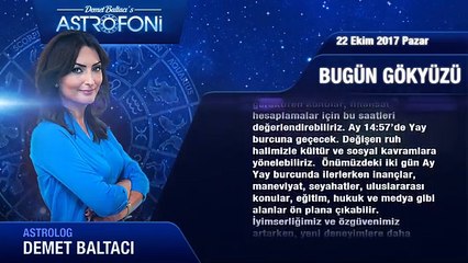 Günlük Burç Yorumu 22 Ekim 2017 Pazar, Astroloji, Burçlar