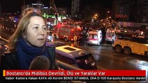 Bostancı'da Midibüs Devrildi, Ölü ve Yaralılar Var