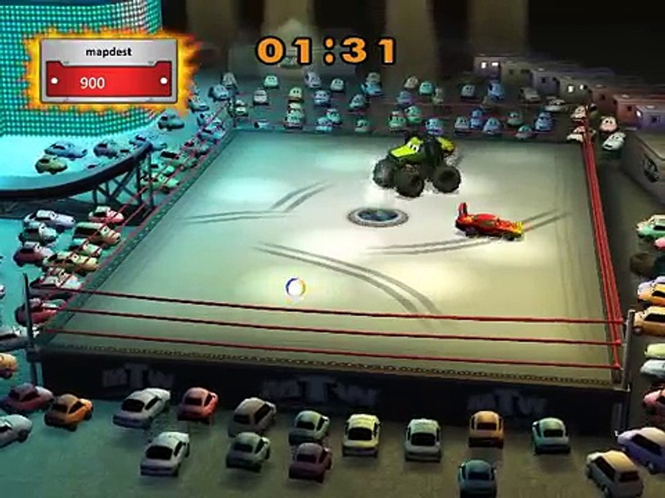 Cars Toon Tall Tales Games PC & Wii Gameplay : Monster Truck Mater