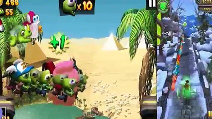 Temple Run 2 Lost jungle Montoya Smith Vs.Zombie Tsunami 125-Gameplay make for children #136