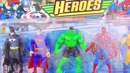 SuperHeros ซูเปอร์ฮีโร่ ของเล่น Batman แบทแมน Spiderman สไปเดอร์-แมน อเวนเจอร์ส หนังสือการ์ตูน