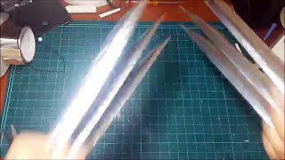 종이로 울버린 클로 만들기 // How To Make A Wolverine Claws With Paper