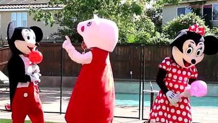 Princess Rapunzel & Spiderman ROBOT Gifts! w/ Minnie Mouse & Mickey in Real Life