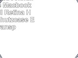 Incutex Notebookhülle für Apple Macbook Pro 13 Zoll Retina Hardcase Schutzcase Etui