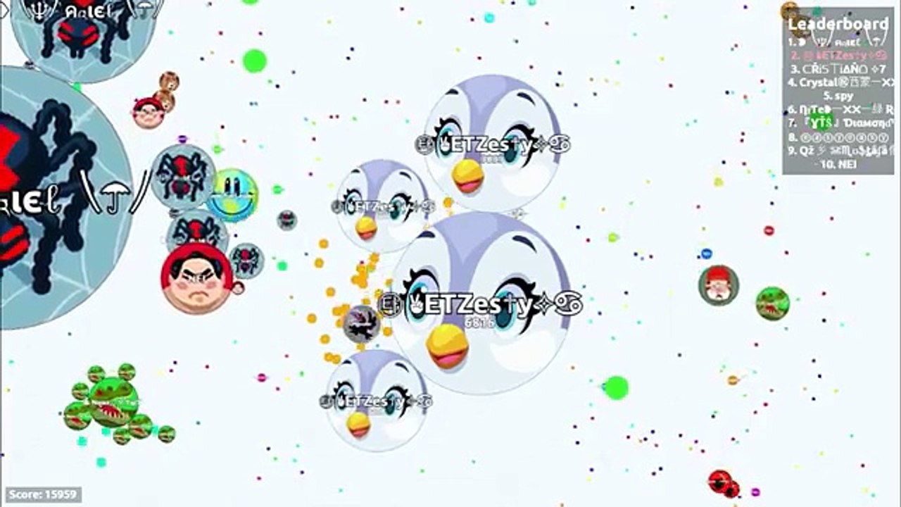 Legendary Agar.io POPSPLITS //#ETZesty is back UNCUT GAMEPLAY (agar.io)