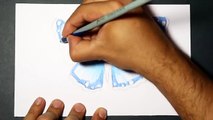 how to draw buterfly - como dibujar una mariposa - como pintar una mariposa.