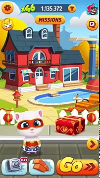 Talking Tom Gold Run in China ✔ Super Angela celebrates in China - 2017 New Update GamePlay