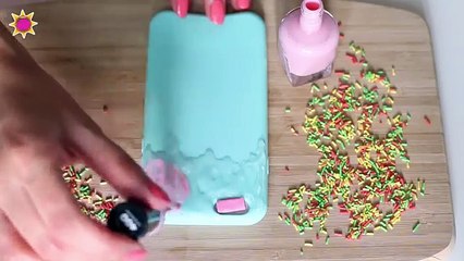 8 DIY HANDYHÜLLEN ☀️ SOMMER TUMBLR PHONE CASE SELBER MACHEN | EIS, MELONE, HENNA, OMBRE | KINDOFROSY