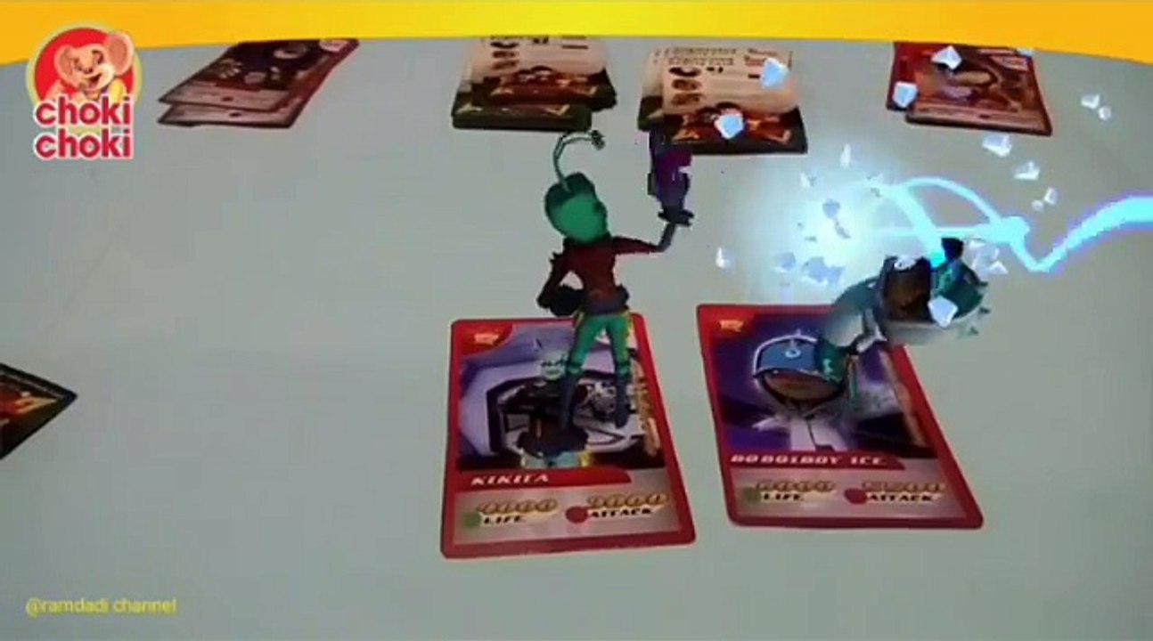 #7b Pertarungan Seru antara Boboiboy dan Musuhnya di Kartu Choki Choki AR, Siapa yang menang ya ?!!