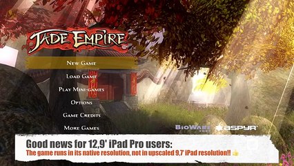 Jade Empire: Special Edition on iOS (iPhone 7+)