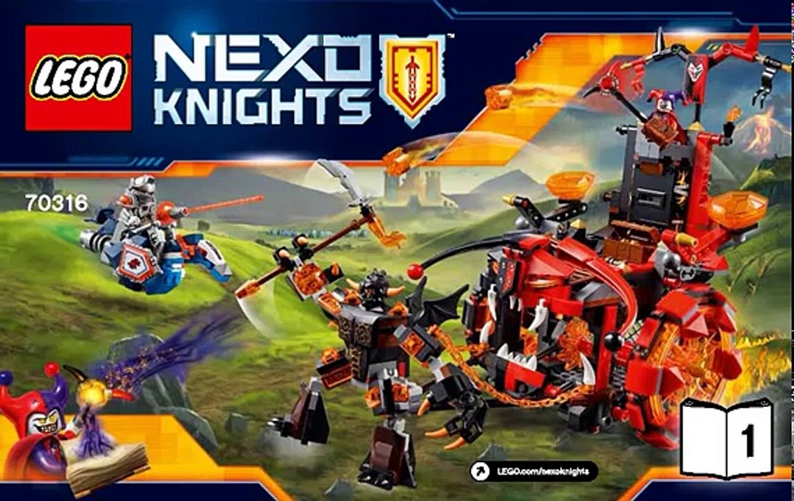 2016 Lego Nexo Knights Jestros Evil Mobile instructions 70316