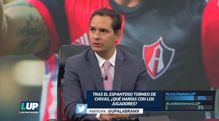 Luego del torneo de Chivas ¿Limpias el plantel o lo mantienes?