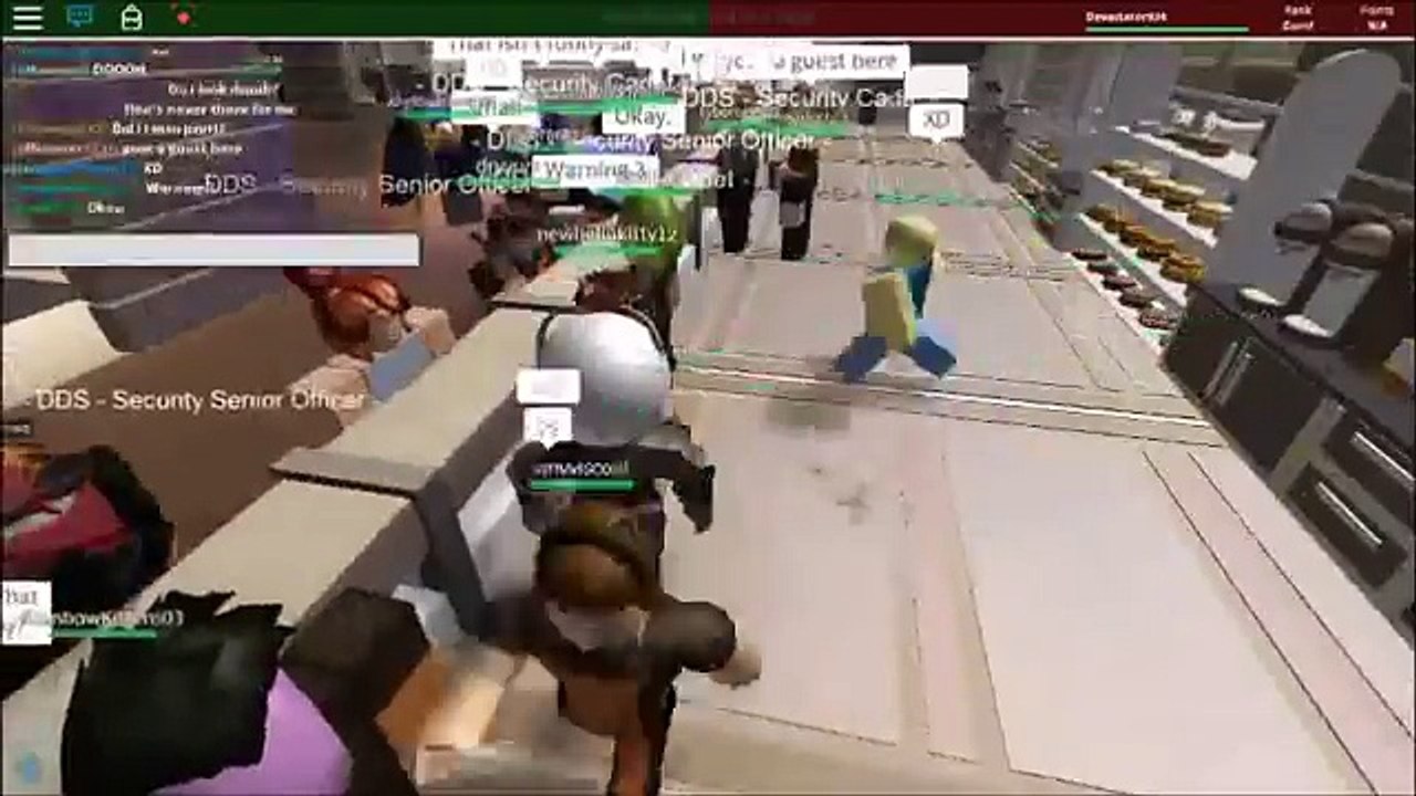 ROBLOX Trolling at Dunkin Donuts 3