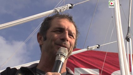 Voile  |  Depart Tour du Monde à l'envers   |TV Quiberon 24/7