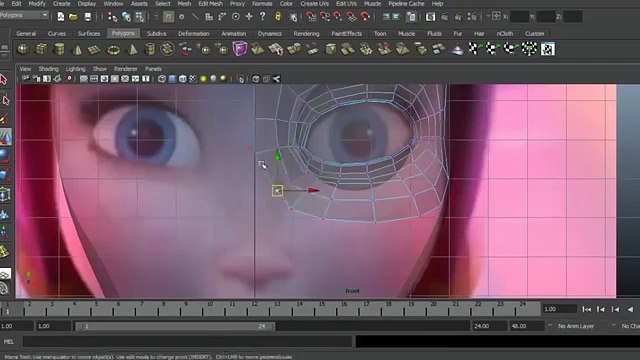 Speed Modeling Anna (Frozen) - In Maya